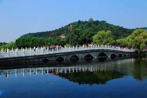 Lake in Jilin Beishan Park